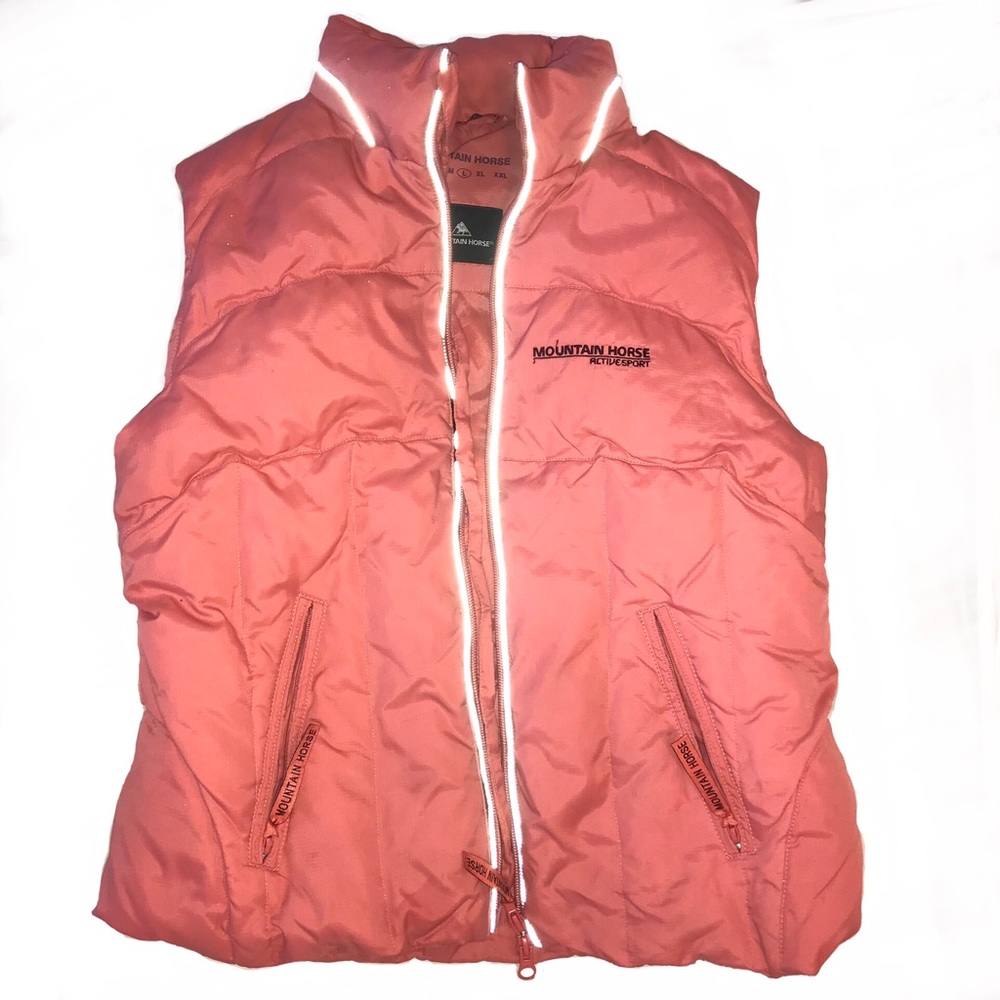 Mountain Horse Puffy Vest reflective horse riding equestrian vest winter wear